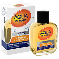 Лосьон После Бритья Актив Освежающий Aqua Di Mare Active, 100 мл - серебро, алоэ, вит Е
