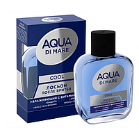 Лосьон После Бритья Увлажняющий Aqua Di Mare Cool, 100 мл - серебро, алоэ, вит Е