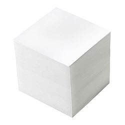 Бумажный блок 8.5х8.5х8.5, офсет, белый, пл.80г/м2  (цена с НДС)