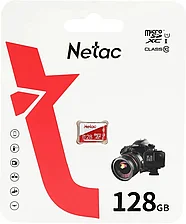 Карта памяти MicroSD 128GB - Netac P500 Eco UHS-I (U1), 80/10 Mb/s (NT02P500ECO-128G-S)