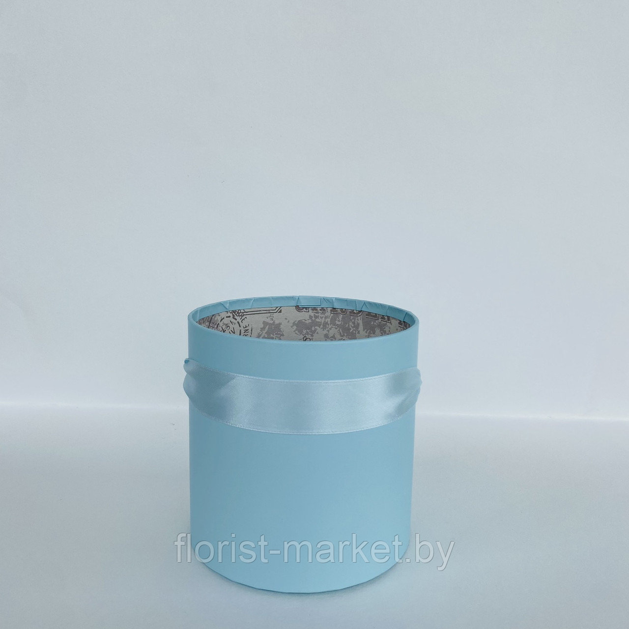 Коробка шляпная без крышки, D12/H12 см, светло-изумрудный