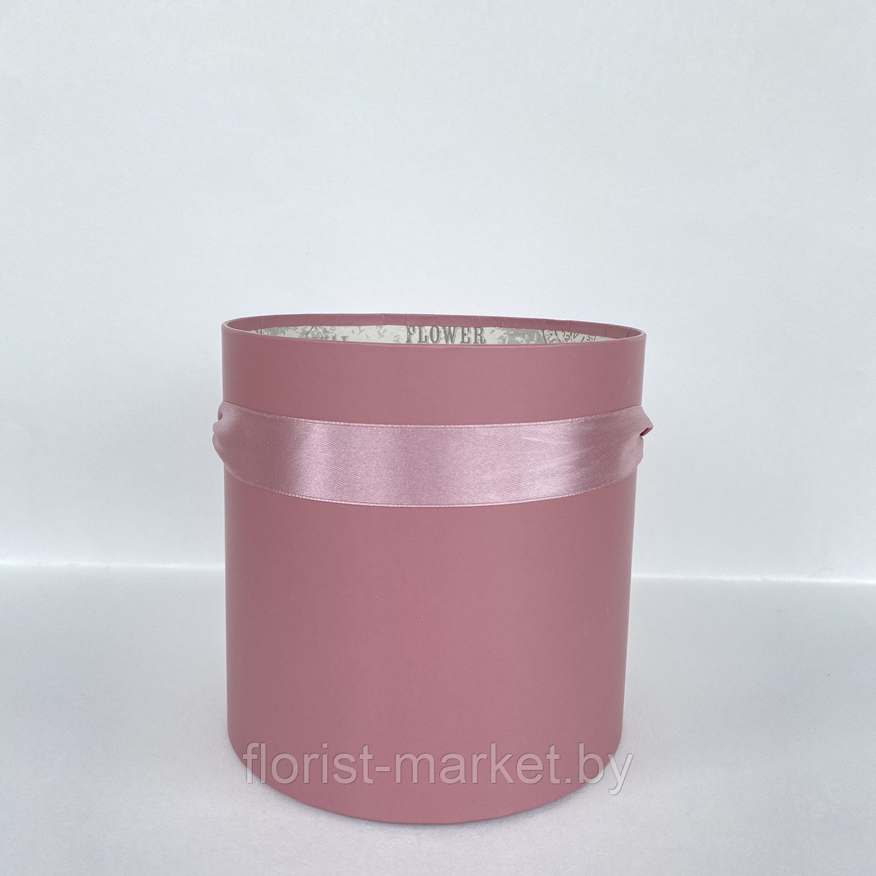 Коробка шляпная без крышки, D16/H16 см, кофейный