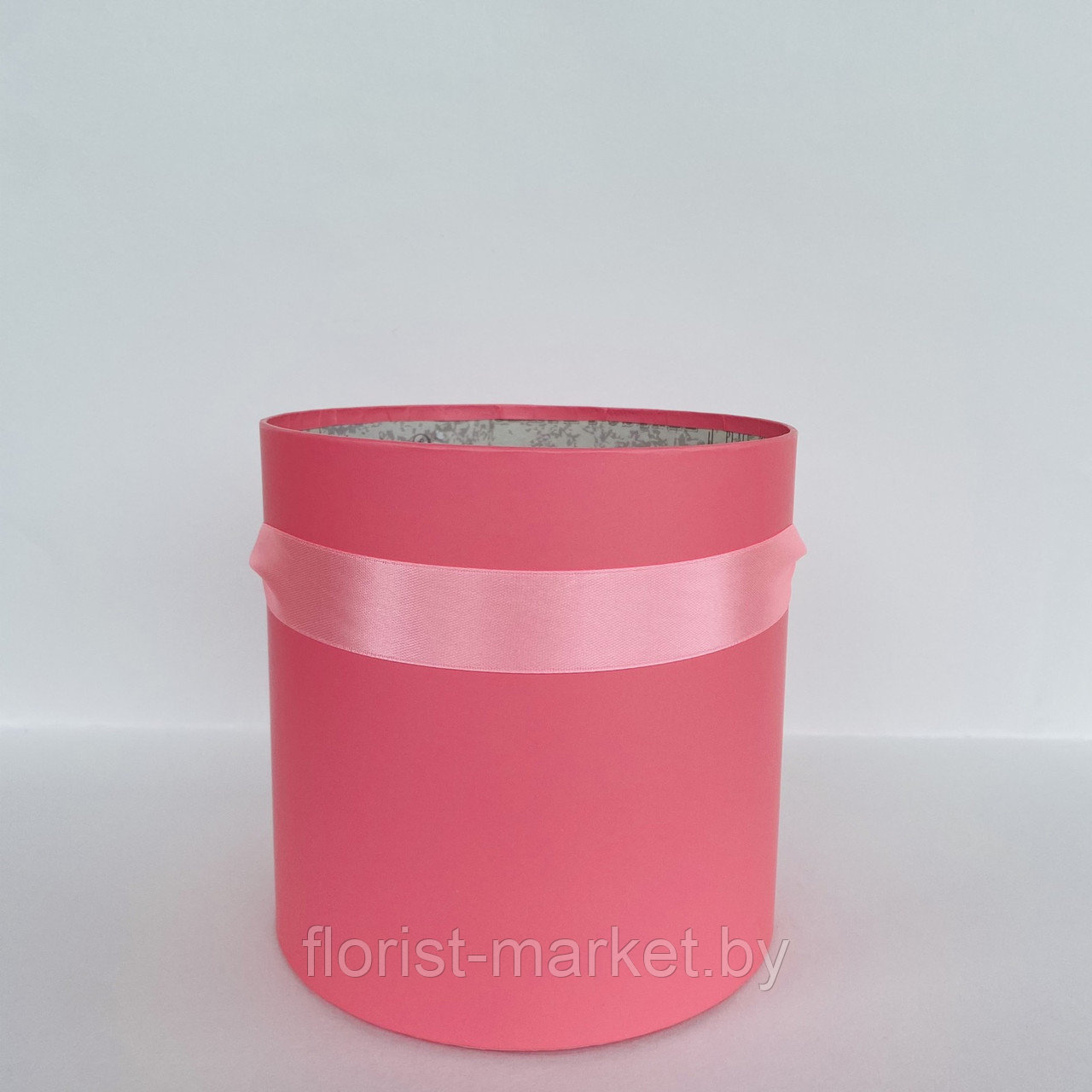 Коробка шляпная без крышки, D16/H16 см, розовый
