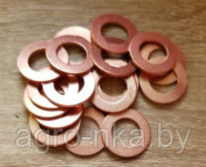 Шайба медная  8х14х1