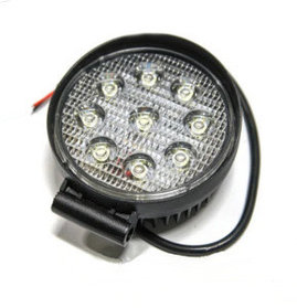 Фара круглая дополнительная , направленный свет  9 диодов AE27R-9LED-55HC 27W 12/24V(115х55х142)