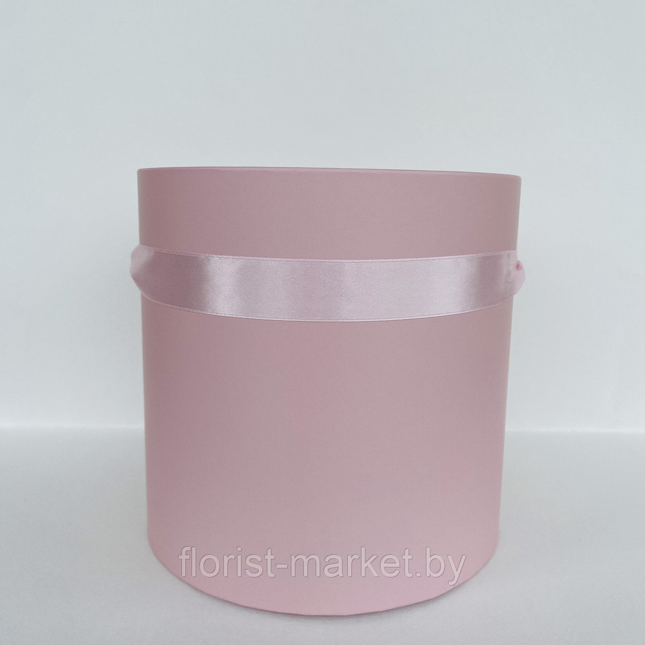 Коробка шляпная без крышки, D20/H20 см, пыльно-розовый