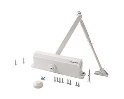 Доводчик дверной гидравлический Elementis 605 Белый (от 100/до 150кг)