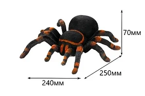 781 Паук "Тарантул" на пульте управления, на радиоуправлении, батарейки, Tarantula