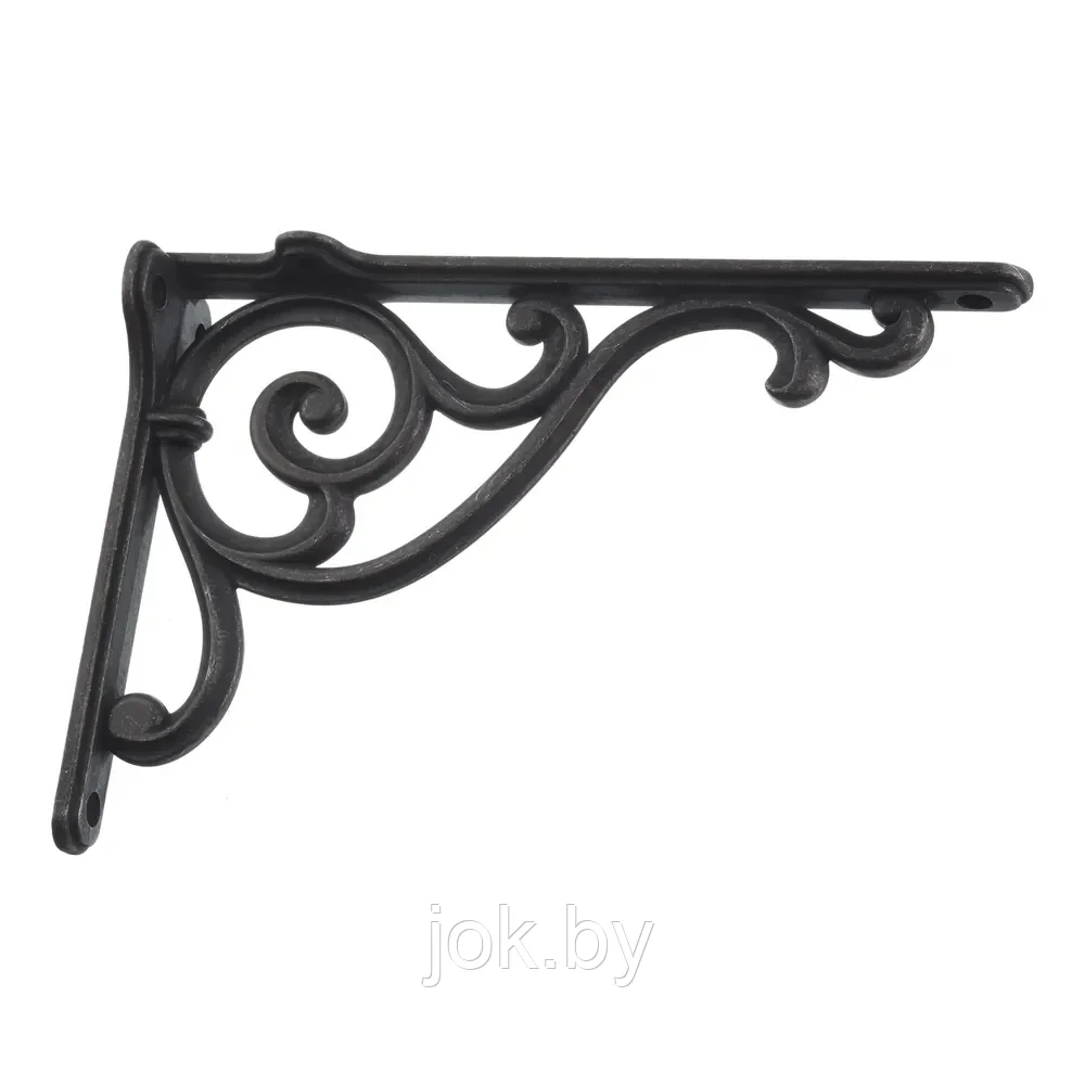 Полкодержатель цв. Железо черное L-200мм