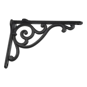 Полкодержатель цв. Железо черное L-200мм