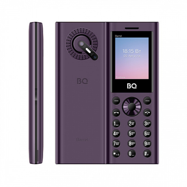 Мобильный телефон BQ BQ-1858 Barrel (фиолетовый)