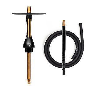 Шахта кальяна Alpha Hookah S Black Matte (оригинал) с вертикальной продувкой