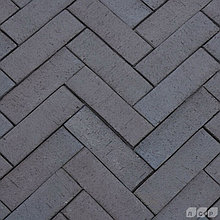 Клинкер тротуарный (брусчатка)  "Штутгарт" графитовый лонг 250х80х50 мм