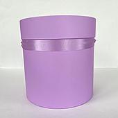 Коробка шляпная с крышкой, D20/H20 см, светло-лиловый
