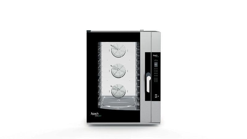 ПАРОКОНВЕКТОМАТ APACH AP10QNDC (937х827х1211 мм, 10хGN 1/1 - 600х400, 380В, 15,7кВт, автомойка)