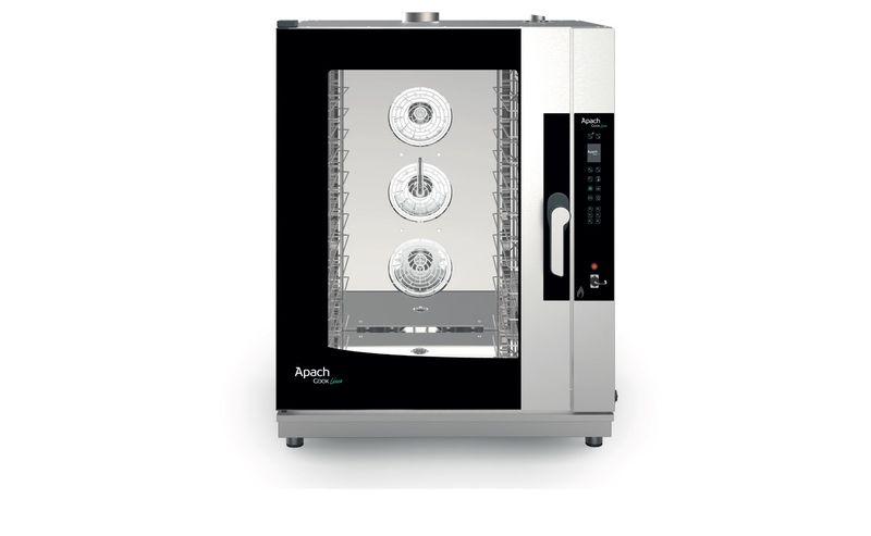 ПАРОКОНВЕКТОМАТ APACH AP10QNDCG (939х868х1321мм, на 10хGN1/1_600*400, 220В, 0,58кВт(эл.)+20кВт газ, автомойка)