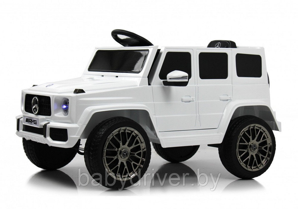 Детский электромобиль RiverToys Mercedes-AMG G63 G222GG (белый)
