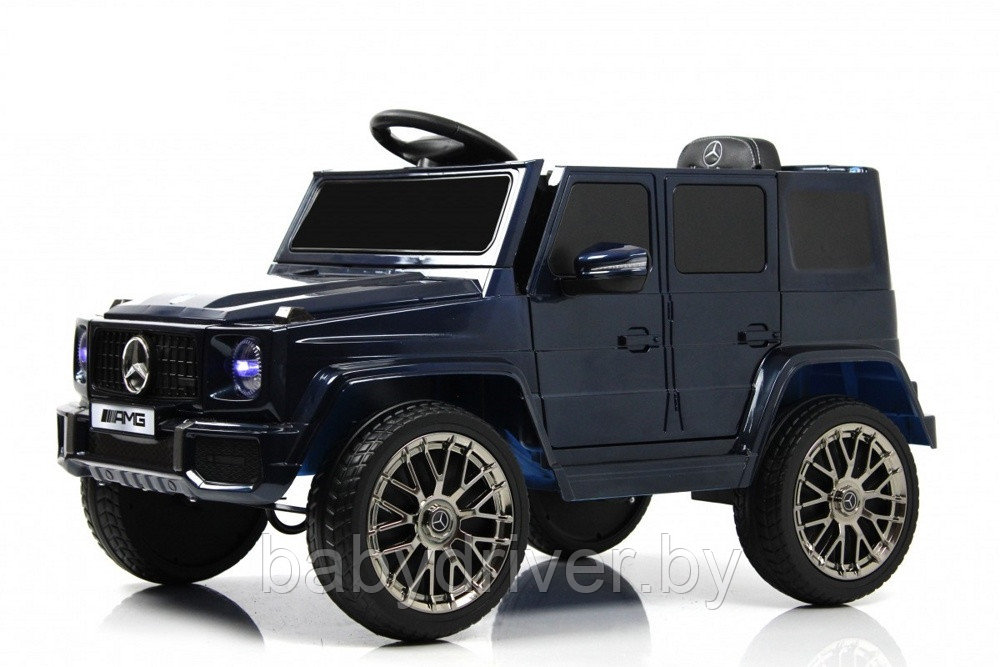Детский электромобиль RiverToys Mercedes-AMG G63 G222GG (синий глянец)
