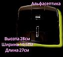 Диспенсер (держатель) чёрный для листовых бумажных полотенец V-сложения (+20% НДС), фото 3