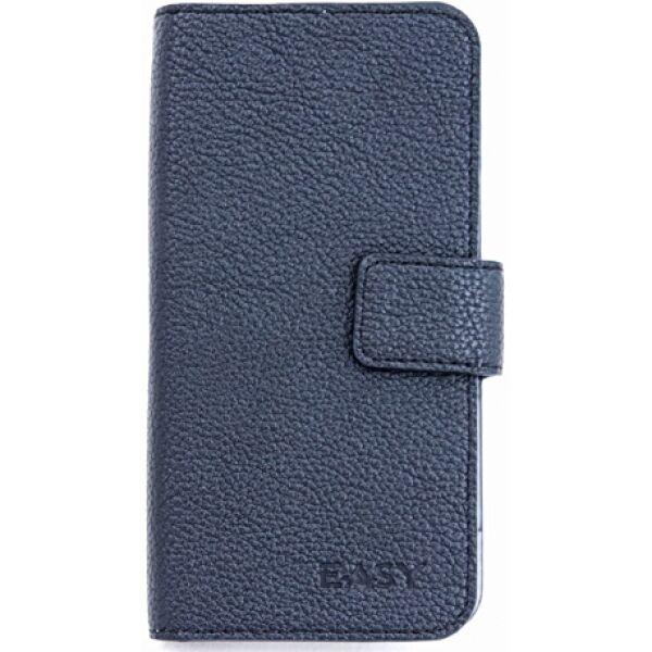 Чехол-книга для смартфона универсальный Easy Fashion Case 4.3 дюйма Чёрный