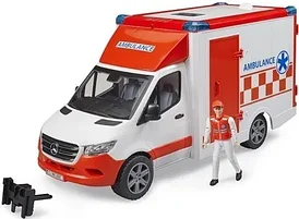 Игрушка Bruder Машина скорой помощи Mercedes Sprinter с фигуркой 02676