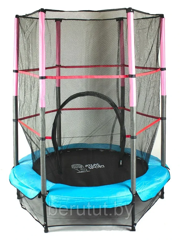 Батут с сеткой детский Atlas Sport 140 см 4.5ft