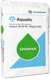 Удобрение Еврохим Аквалис Универсал Aqualis 18:18:18 + 3 Mg + микро, 5 кг
