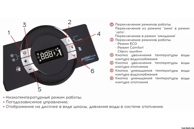 Конденсационный одноконтурный газовый котел ECA Proteus Premix 30 HST NG, фото 2