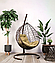 Подвесное кресло BiGarden Tropica brown (синия подушка), фото 3