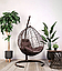Подвесное кресло BiGarden Tropica brown (синия подушка), фото 8