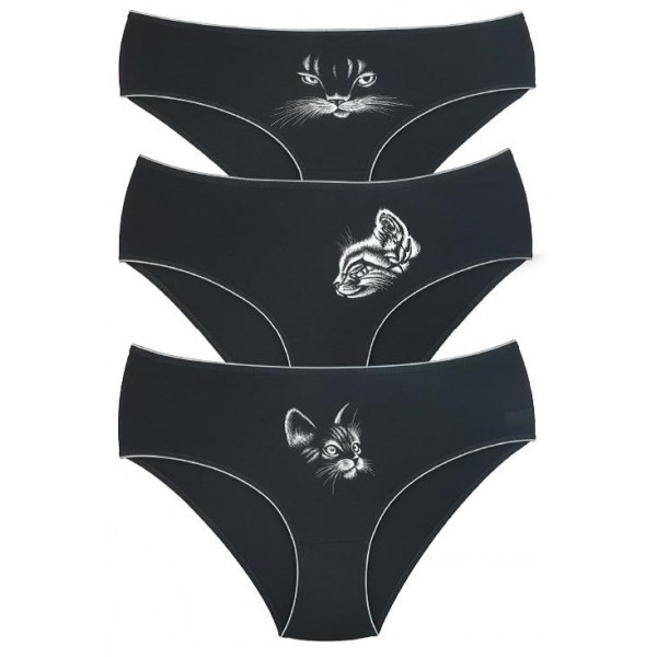 Трусы женские 170,176/96/102 черные COTTONDANCE 5КТ204 SYH