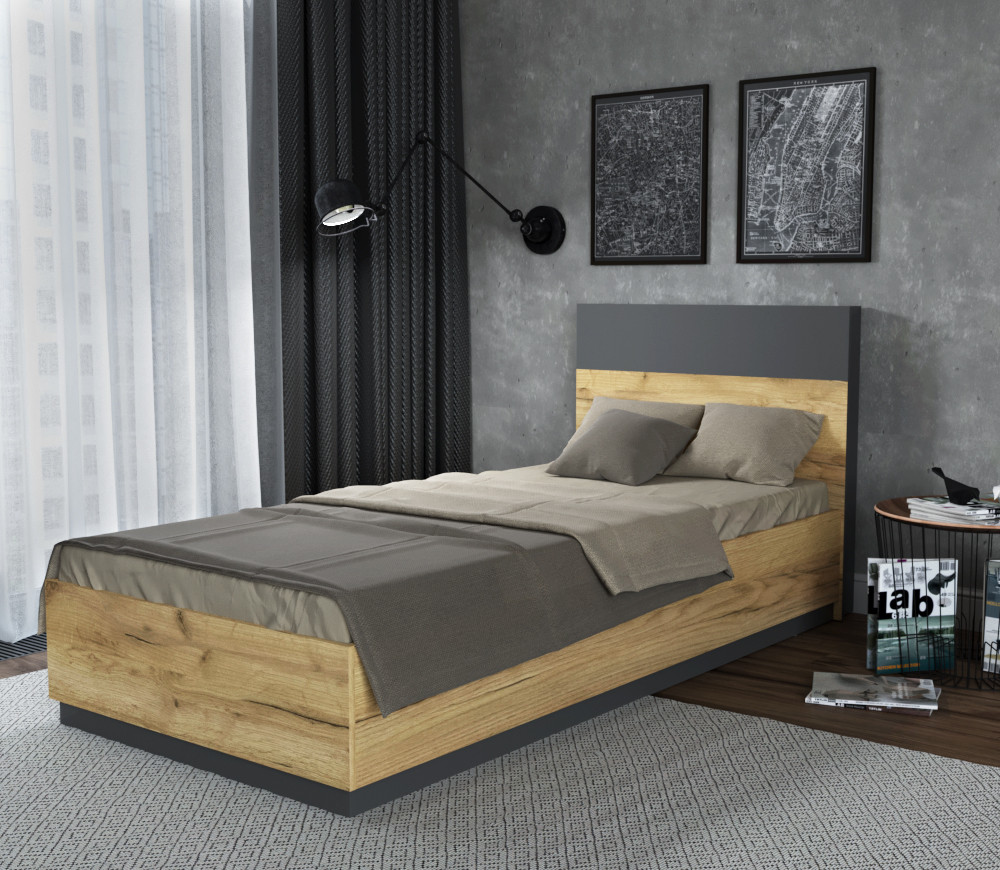 Кровать одинарная Loft (Лофт) LT-К90