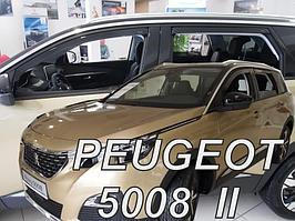 Ветровики вставные для Peugeot 5008 (2017-2023) / Пежо 5008 [26158] (HEKO)