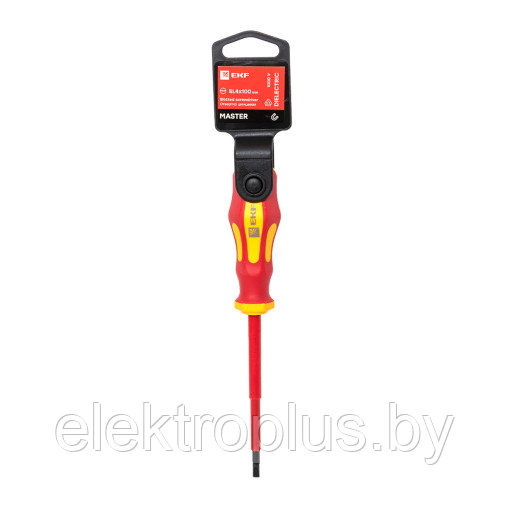Отвертка Master SL4x100 мм 1000В EKF