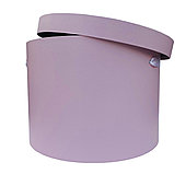 Коробка шляпная с крышкой, D40/H30 см, пыльно-розовый