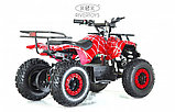 Детский электроквадроцикл RiverToys TIKI LUX (красный Spider) скорость 25 км/ч до 65кг., фото 2