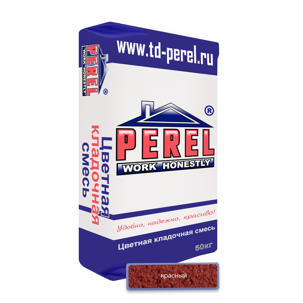 Кладочная смесь Perel VL 0260 Красная 50 кг