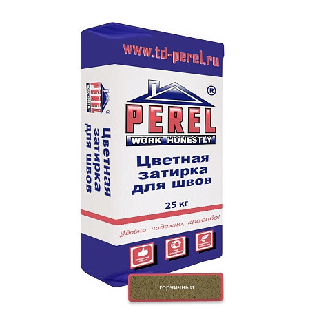 Затирочная смесь Perel RL 0436 Горчичная 25 кг