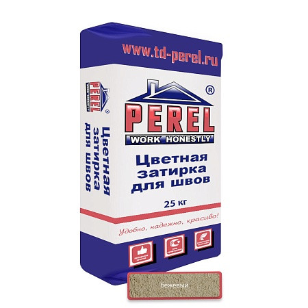 Затирочная смесь Perel RL 0420 Бежевая 25 кг