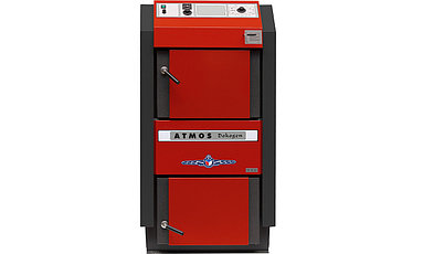 Пиролизный котел ATMOS DC30SX. Вид топлива - дрова
