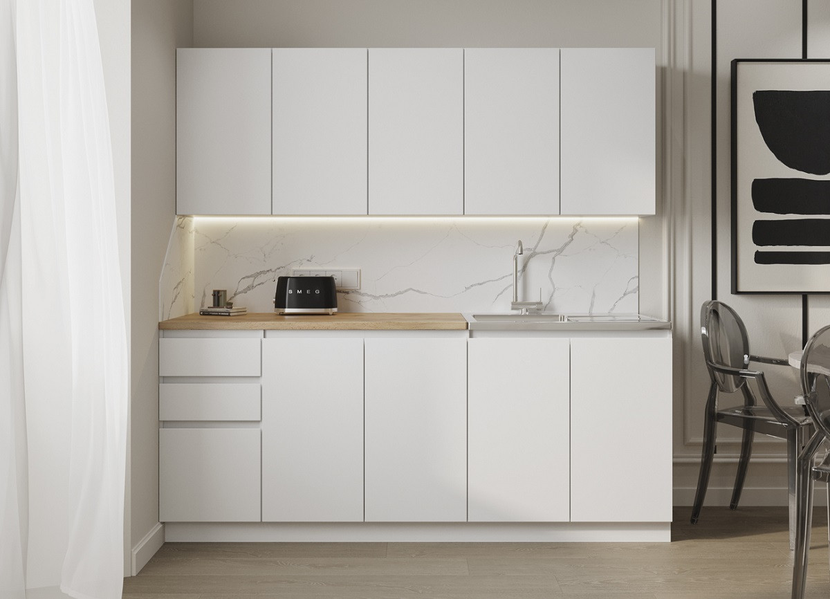 Кухня Мори 2.0 Белый