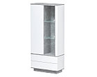 Шкаф комбинированный QZ-ШК1 / Бетон/белый Quartz (Кварц) с подсветкой, фото 4
