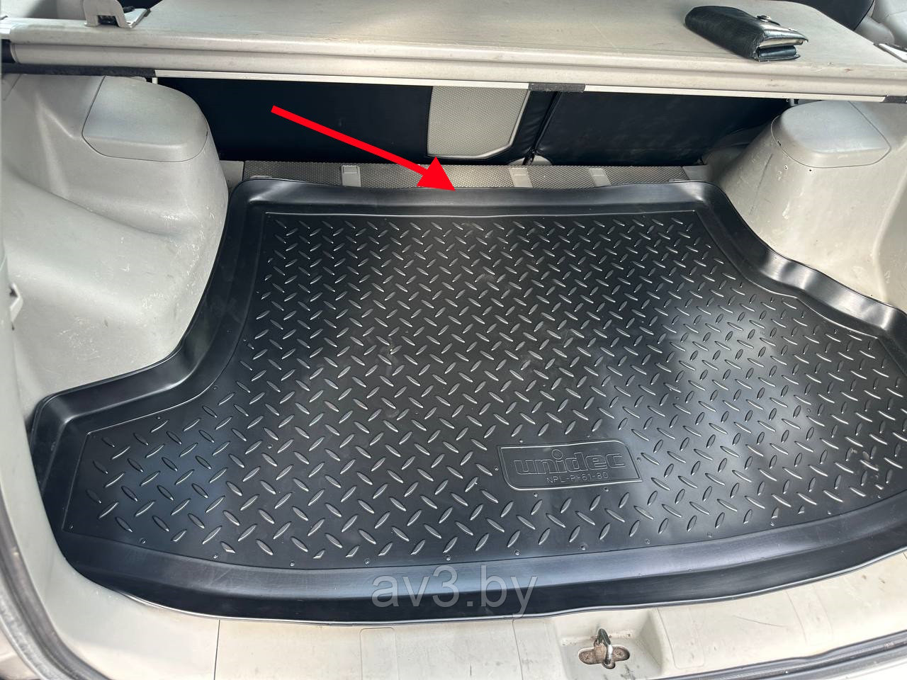 Коврик в багажник Nissan X-Trail T30 2001-2007 / Ниссан Хтрейл Т30 ...
