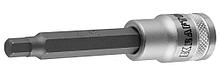 KRAFTOOL HEX, 1/2″, Н7, удлиненная торцовая бита-головка (27909-07)