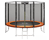 Батут с сеткой Atlas Sport 312 см 10ft Pro с лестницей усиленные опоры, фото 10