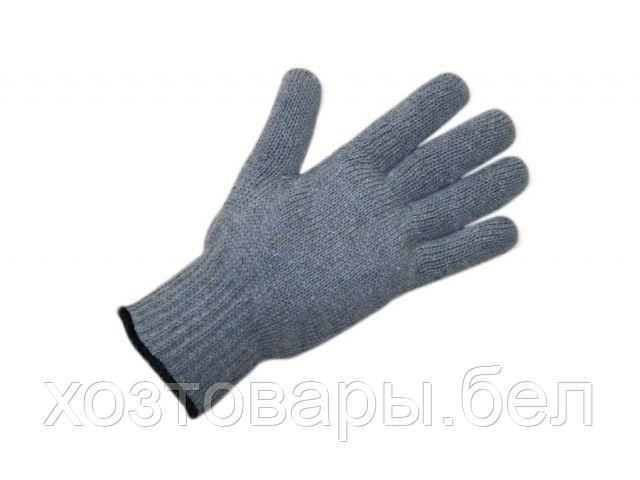 Перчатки х/б п/шерстяные серые 7 класс "Спец" (мин. риски)