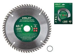 Диск пильный по дереву 160х20/16 мм 60 зуб. ВОЛАТ