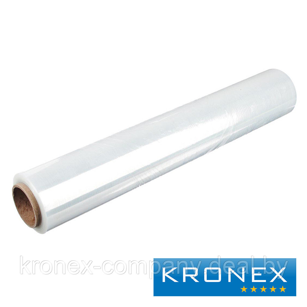 Стрейч-пленка ПЕРВИЧНАЯ 23 мкм KRONEX, ширина 500 мм, рул. 2 кг - фото 1 - id-p229081830