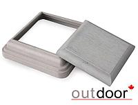 Комплект "Крышка и Юбка" ДПК Outdoor, браш серый микс