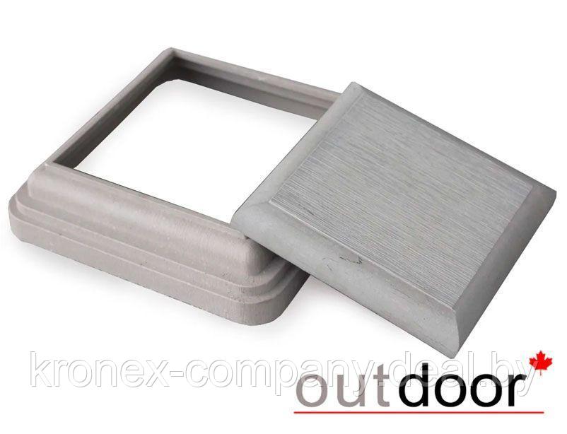 Комплект "Крышка и Юбка" ДПК Outdoor, браш серый микс - фото 1 - id-p229082829